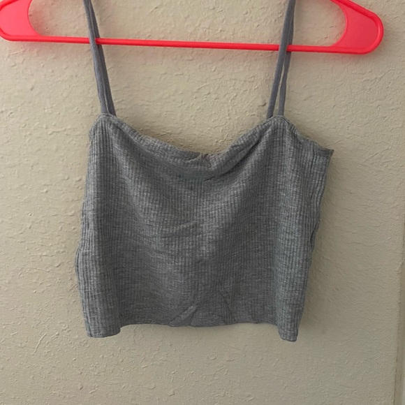 Factorie Light Gray Ribbed Tank - Picture 3 of 3